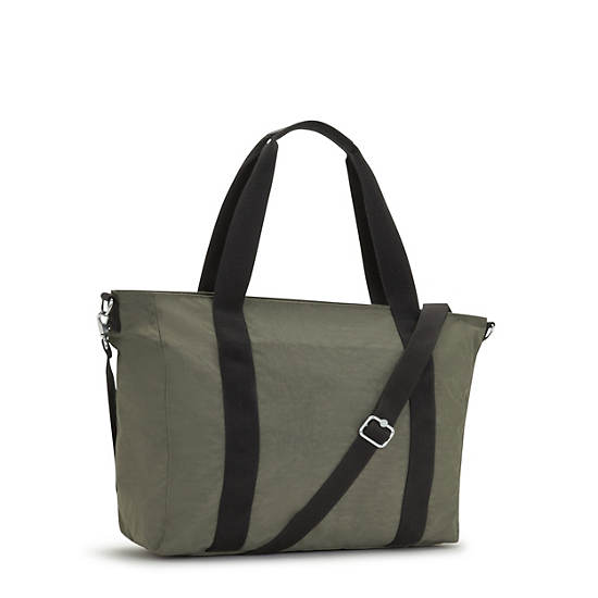 Torby Tote Kipling Asseni Zielone | PL 1753DF